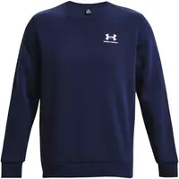 Under Armour ESSENTIAL FLEECE CREW Pánská mikina, tmavě modrá, velikost M