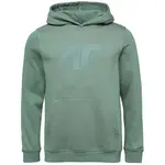 4F SWEATSHIRT Pánská mikina, tmavě zelená, velikost