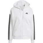 adidas ESSENTIALS 3-STRIPES HOODIE Dámská mikina, bílá, velikost