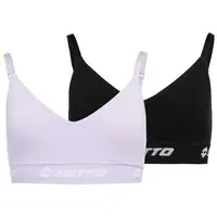 Lotto LIANI 2PACK Dívčí sportovní podprsenka, fialová, velikost 116-122