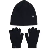 Under Armour BEANIE COMBO Set čepice a rukavice, černá, velikost