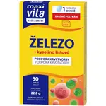 VITAR MAXI VITA ŽELEZO + KYSELINA LISTOVÁ 30 TAB Doplněk stravy, , velikost