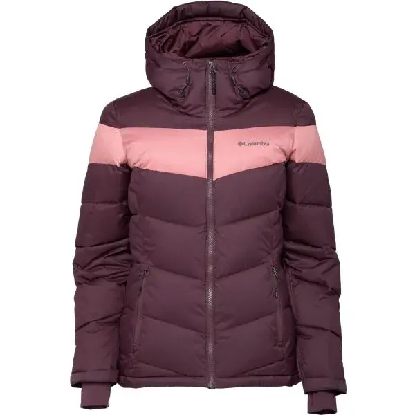 Columbia ABBOTT PEAK™ II INSULATED JACKET Dámská lyžařská bunda, vínová, velikost