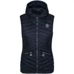 LOAP ILMANAX Dámská prošívaná vesta, tmavě modrá, velikost