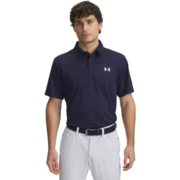 Under Armour T2G POLO Pánské polo triko, tmavě modrá, velikost