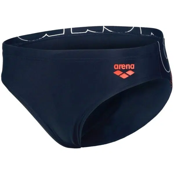 Arena SWIM BRIEFS GRAPHIC Chlapecké plavky, tmavě modrá, velikost 14-15Y