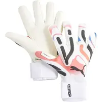 Puma ULTRA ULTIMATE HYBRID Pánské brankářské rukavice, bílá, velikost
