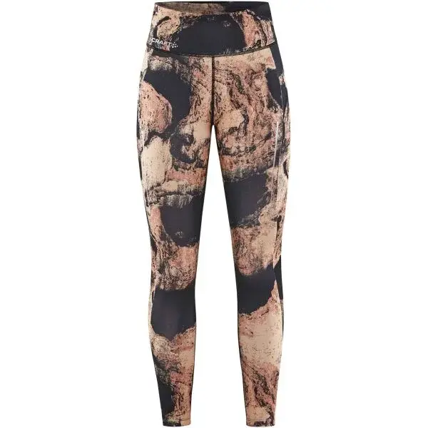 Craft ADV ESSENCE W Dámské běžecké funkční kalhoty, oranžová, velikost