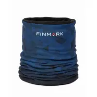 Finmark MULTIFUNCTIONAL SCARF WITH FLEECE Multifunkční šátek, modrá, velikost
