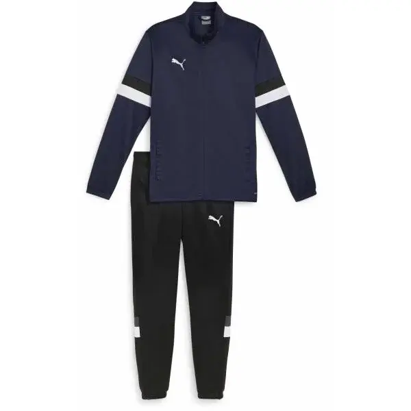 Puma TEAMRISE TRACKSUIT Pánská tepláková souprava, tmavě modrá, velikost