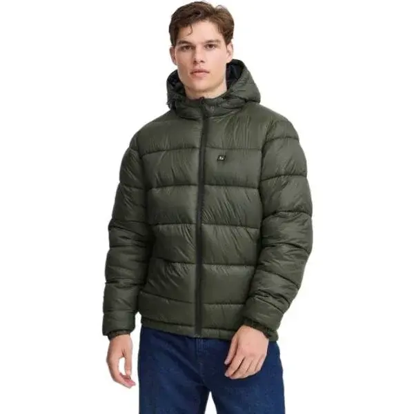 BLEND OUTERWEAR Pánská zimní bunda, tmavě zelená, velikost