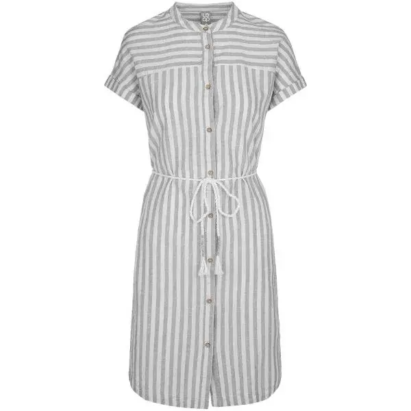 LOAP NESHA Dámské šaty, šedá, velikost