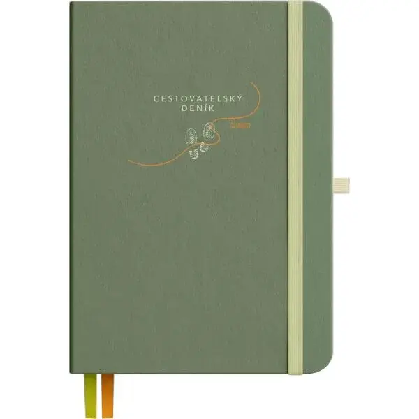 ALBI CESTOVATELSKÝ DENÍK Cestovatelský deník, tmavě zelená, velikost