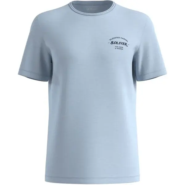 s.Oliver T-SHIRT Pánské tričko, světle modrá, velikost