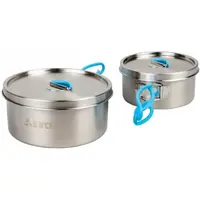 YATE ADVENTURE Sada na vaření, stříbrná, velikost