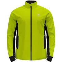 Odlo BRENSHOLMEN Pánská bunda na běžky, reflexní neon, velikost