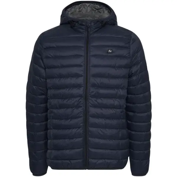 BLEND BHROMSEY Pánská zimní bunda, tmavě modrá, velikost