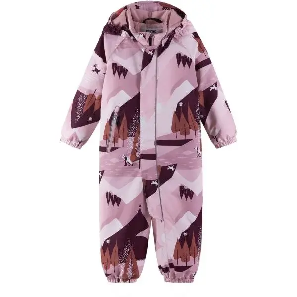 REIMA PUHURI Dětská zimní kombinéza s membránou, růžová, velikost