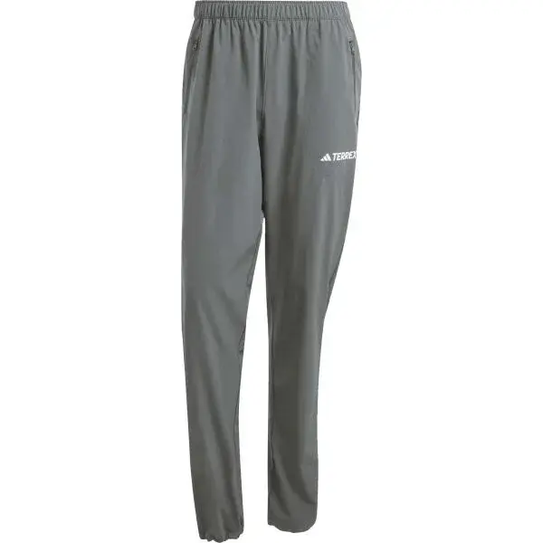 adidas MULTI ESSENTIALS PANTS Pánské turistické kalhoty, šedá, velikost