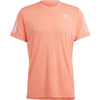 adidas OWN THE RUN TEE Pánské běžecké tričko, lososová, velikost