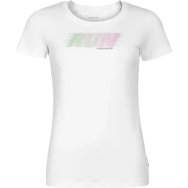 PROGRESS DEPORTA RUN Dámské sportovní triko, bílá, velikost