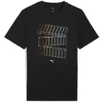 Puma ESSENTIALS LOGO LAB HOG TEE Pánské triko, černá, velikost