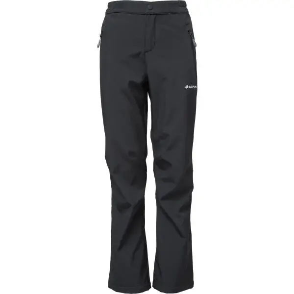 Lotto FAWKE Dětské softshellové kalhoty, černá, velikost 140-146