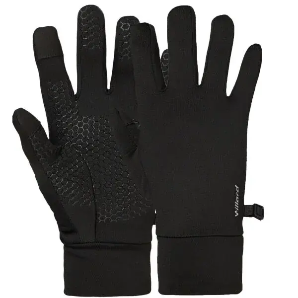 Willard TAPYNA Tenké prstové rukavice, černá, velikost