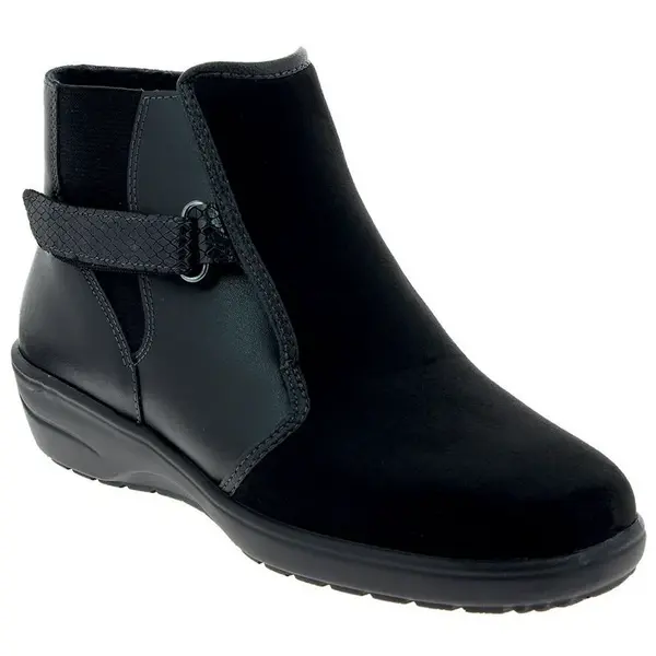 PodoWell Dámská zdravotní polokozačka SYRIELLE černá, velikost:  42