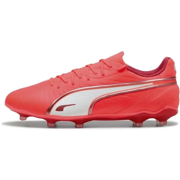 Puma KING MATCH FG/AG Pánské kopačky, oranžová, velikost 46