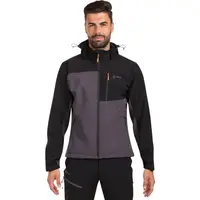 KILPI ONTAVIO Pánská softshellová bunda, tmavě šedá, velikost XXXL