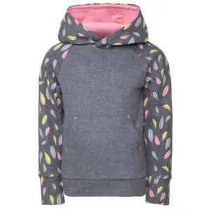LOAP ECVENA Dívčí mikina, šedá, velikost 112-116