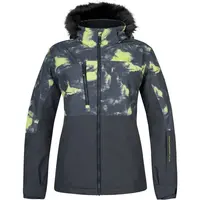 Hannah FRENN Dámská lyžařská bunda, tmavě šedá, velikost