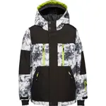 Lewro BENINO Chlapecká snowboardová zimní bunda, černá, velikost 116-122