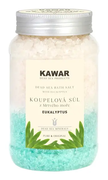 Kawar Koupelová sůl z Mrtvého moře Eukalyptus 500 g