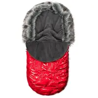 NEW BABY FUSAK Fusak s kožíškem, červená, velikost