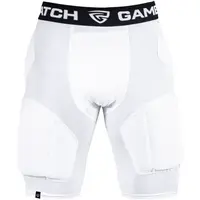 GAMEPATCH PADDED SHORTS PRO+ Kompresní unisex šortky, bílá, velikost