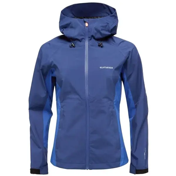 Klimatex ALLEVA WATERPROOF Dámská nepromokavá bunda s membránou, tmavě modrá, velikost XXL