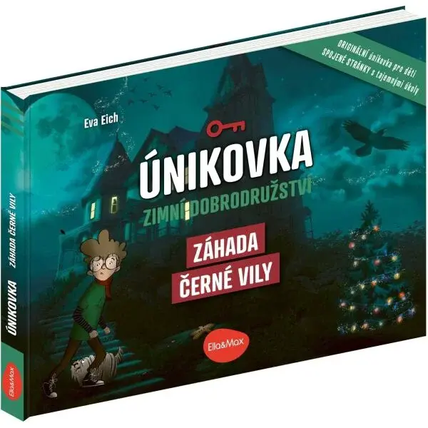 ELLA & MAX ZÁHADA ČERNÉ VILY Úniková hra, mix, velikost