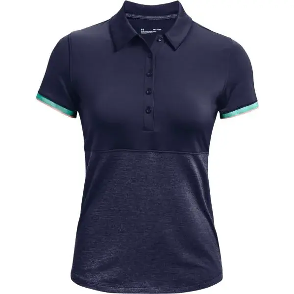 Under Armour ZINGER Dámské golfové polo triko, tmavě modrá, velikost