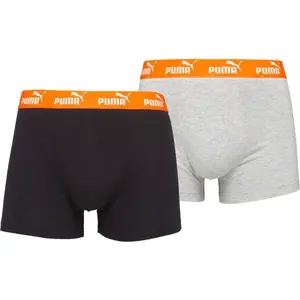 Puma ELEMENTS MEN BASIC BOXERS 2P Pánské boxerky, černá, velikost