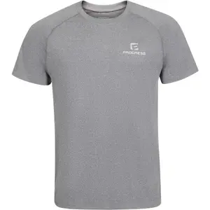 PROGRESS ASSET Pánské sportovní triko, šedá, velikost