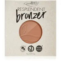 puroBIO Cosmetics Resplendent bronzer náhradná náplň odtieň 05 Warm Brown 9 g