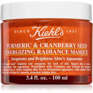 Kiehl's Turmeric & Cranberry Seed Energizing Radiance Mask rozjasňujúca pleťová maska pre všetky typy pleti vrátane citlivej 100 ml