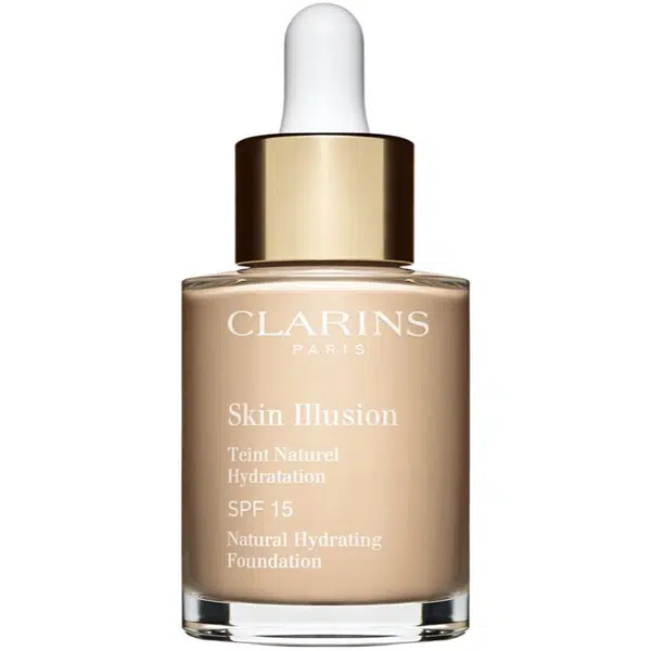 Clarins Skin Illusion Natural Hydrating Foundation rozjasňujúci hydratačný make-up SPF 15 odtieň 103N Ivory 30 ml