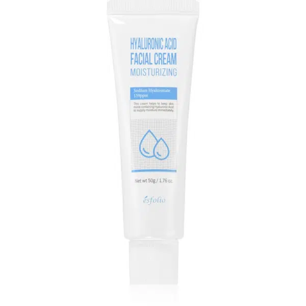 esfolio Hyaluronic Acid Moisturizing hydratačný krém na tvár s kyselinou hyalurónovou 50 ml