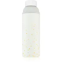 Waterdrop Glass Snow sklenená fľaša na vodu (limitovaná edícia) 600 ml
