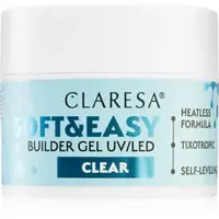 Claresa Soft&Easy Builder Gel podkladový gél na nechty odtieň Clear 45 g