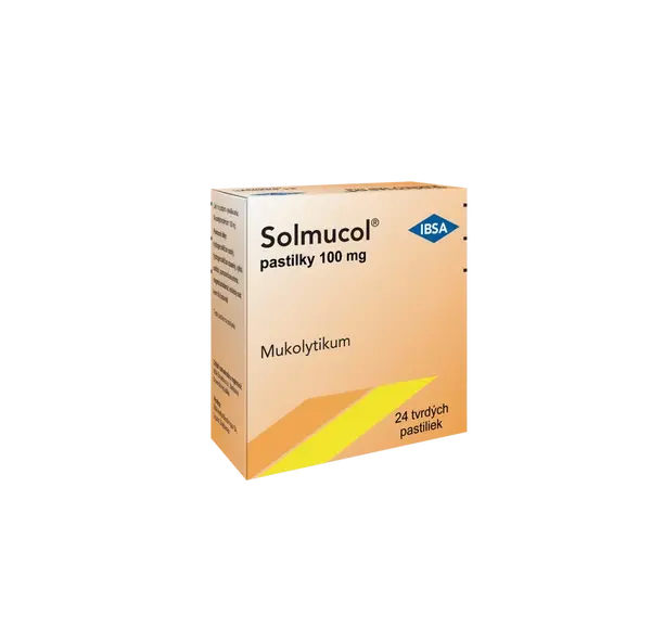 SOLMUCOL 100 mg 24 pastiliek
