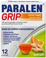 PARALEN Grip Horúci nápoj pomaranč a zázvor 12 vrecúšok